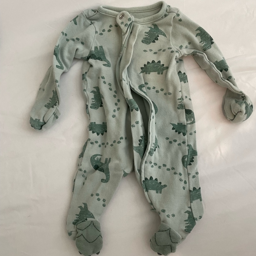 Dinosaur pajama onesie